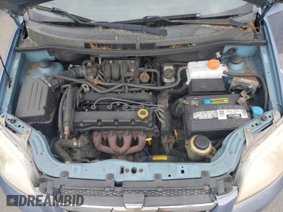 2008 Chevrolet Aveo LS with VIN KL1TD56648B023122, listed as a Copart auction lot 59321284 with Not provided miles and Non repairable. Bid and sale history available at DreamBid. Image 11.