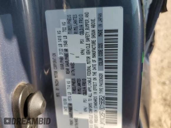 ✅ 2008 Mazda MX-5 Miata Grand Touring • VIN: JM1NC26FX80156952 • Lot: 69982825. Wystawiony na Copart z przebiegiem 198 400 mil. Bezpłatny archiwum sprzedaży aukcyjnych z USA i szczegółowy raport historii pojazdu na DreamBid. Zdjęcie 12.