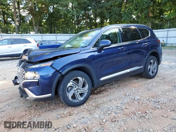 2022 Hyundai Santa Fe SEL with VIN 5NMS24AJ5NH408454, listed as a Copart auction lot 66262695 with 54,842 mi miles and Salvage title. Bid and sale history available at DreamBid. Image 1.