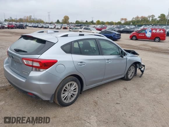 ✅ 2017 Subaru Impreza Premium • VIN: 4S3GTAD63H3711082 • Lot: 43513367. Listed on IAAI with 74,235 mi. Free auction sales archive from the USA and detailed vehicle history report at DreamBid. Image 4.