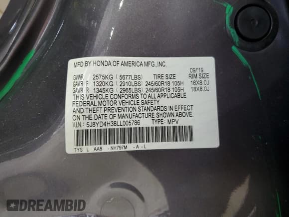 ✅ 2020 Acura MDX • VIN: 5J8YD4H38LL005786 • Lot: 86780195. Wystawiony na Copart z przebiegiem 63 849 mil. Bezpłatny archiwum sprzedaży aukcyjnych z USA i szczegółowy raport historii pojazdu na DreamBid. Zdjęcie 14.