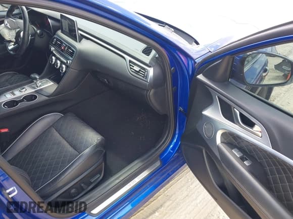 ✅ 2021 Genesis G70 3.3T • VIN: KMTG34LE0MU073034 • Lot: 41957281. Listed on IAAI with 36,868 mi. Free auction sales archive from the USA and detailed vehicle history report at DreamBid. Image 5.