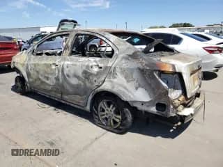 2012 Chevrolet Sonic LS with VIN 1G1JA5SH9C4156139, listed as a Copart auction lot 68391485 with Not provided miles and Salvage title. Bid and sale history available at DreamBid. Image 1.