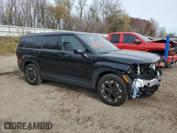 ✅ 2025 Hyundai Santa Fe SE • VIN: 5NMP1DGL7SH096506 • Lot: 90466665. Listed on Copart with 3,479 mi. Free auction sales archive from the USA and detailed vehicle history report at DreamBid. Image 4.