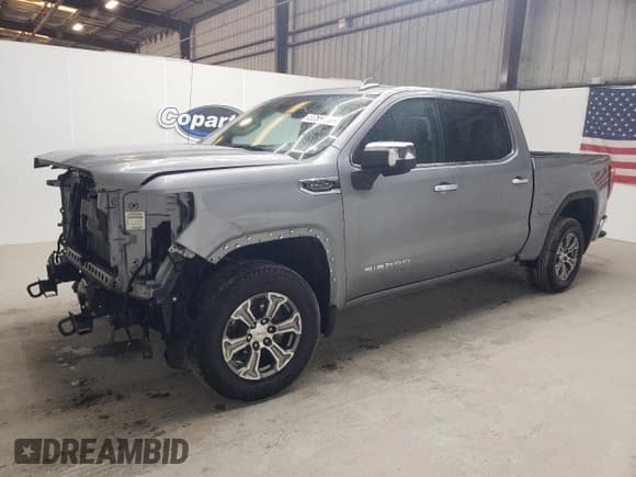 ✅ 2025 GMC Sierra 1500 SLT • VIN: 3GTUUDED9SG247668 • Лот: 90632005. Опубликован ранее на Copart с пробегом 20 422 миль. Бесплатный доступ к архиву аукционных продаж из США и подробный отчёт об истории автомобиля на DreamBid. Изображение 1.