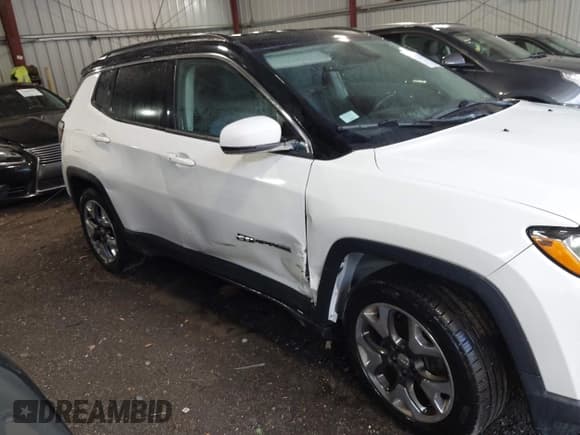 ✅ 2020 Jeep Compass Limited • VIN: 3C4NJCCB1LT165905 • Lot: 43057778. Listed on IAAI with 122,786 mi. Free auction sales archive from the USA and detailed vehicle history report at DreamBid. Image 6.