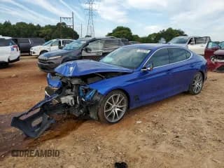 ✅ 2022 Genesis G70 3.3T • VIN: KMTG54TE0NU100518 • Лот: 70256185. Опубликован ранее на Copart с пробегом 42 339 миль. Бесплатный доступ к архиву аукционных продаж из США и подробный отчёт об истории автомобиля на DreamBid. Изображение 1.