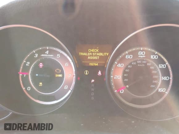 ✅ 2012 Acura MDX • VIN: 2HNYD2H26CH534137 • Lot: 43905884. Listed on IAAI with 152,764 mi. Free auction sales archive from the USA and detailed vehicle history report at DreamBid. Image 7.