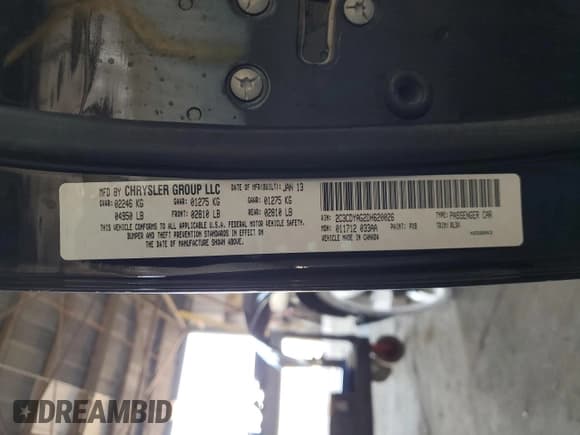 ✅ 2013 Dodge Challenger SXT • VIN: 2C3CDYAG2DH620026 • Lot: 42370555. Wystawiony na Copart z przebiegiem 117 987 mil. Bezpłatny archiwum sprzedaży aukcyjnych z USA i szczegółowy raport historii pojazdu na DreamBid. Zdjęcie 12.