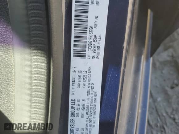 2014 Dodge Avenger SE с VIN 1C3CDZAB1EN133760, выставлен на аукционе Copart как лот 72835404 с пробегом 138 696 миль миль и Чистый • Clean title. История ставок и продаж доступна на DreamBid. Изображение 12.