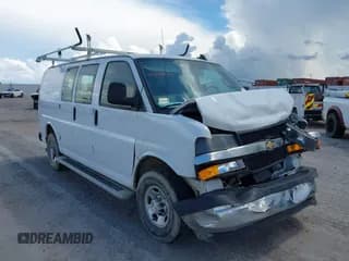 ✅ 2021 Chevrolet Express Cargo • VIN: 1GCWGAFP5M1258210 • Lot: 42378121. Listed on IAAI with 50,438 mi. Free auction sales archive from the USA and detailed vehicle history report at DreamBid. Image 1.
