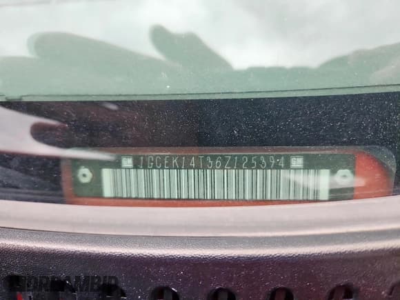 ✅ 2006 Chevrolet Silverado 1500 LT1 • VIN: 1GCEK14T36Z125394 • Лот: 60053045. Опубликован ранее на Copart с пробегом 239 602 миль. Бесплатный доступ к архиву аукционных продаж из США и подробный отчёт об истории автомобиля на DreamBid. Изображение 12.