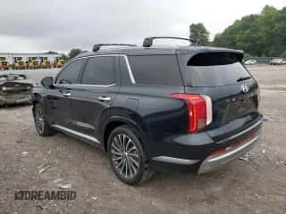 2023 Hyundai Palisade Calligraphy с VIN KM8R74GE6PU633497, выставлен на аукционе Copart как лот 63528114 с пробегом 42 151 миль миль и Списание • Salvage title. История ставок и продаж доступна на DreamBid. Изображение 2.