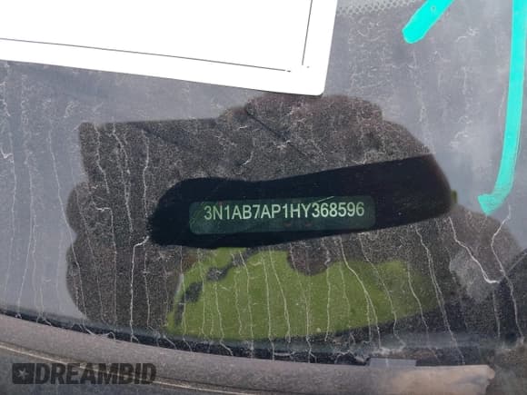 ✅ 2017 Nissan Sentra SL • VIN: 3N1AB7AP1HY368596 • Lot: 43743529. Listed on IAAI with 80,825 mi. Free auction sales archive from the USA and detailed vehicle history report at DreamBid. Image 9.