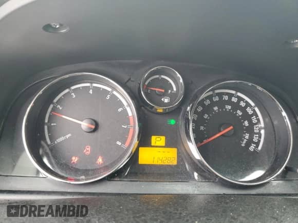 2008 Saturn VUE XE with VIN 3GSDL43N38S572017, listed as a Copart auction lot 42533075 with 114,282 mi miles and Salvage title. Bid and sale history available at DreamBid. Image 9.