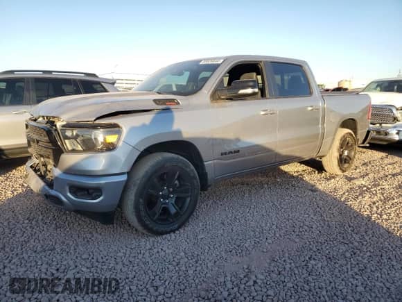 2021 Ram 1500 Big Horn с VIN 1C6SRFFM4MN613010, выставлен на аукционе Copart как лот 85526644 с пробегом 38 783 миль миль и Списание • Salvage title. История ставок и продаж доступна на DreamBid. Изображение 1.