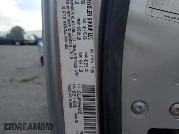 2009 Dodge Challenger SE with VIN 2B3LJ44V09H632935, listed as a Copart auction lot 72086674 with 64,028 mi miles and Salvage title. Bid and sale history available at DreamBid. Image 14.