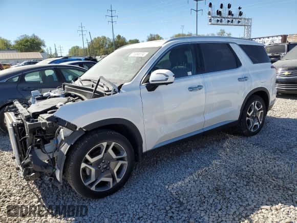 2023 Hyundai Palisade SEL с VIN KM8R4DGE6PU594869, выставлен на аукционе Copart как лот 71384174 с пробегом 11 124 миль миль и Списание • Salvage title. История ставок и продаж доступна на DreamBid. Изображение 1.