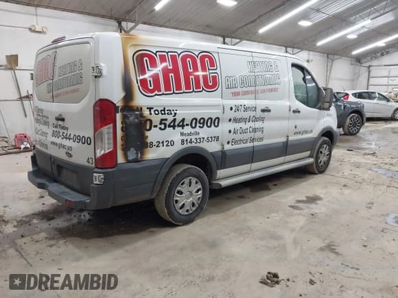 ✅ 2016 Ford Transit Cargo • VIN: 1FTYR1ZM3GKA60048 • Lot: 43660677. Listed on IAAI with Not provided. Free auction sales archive from the USA and detailed vehicle history report at DreamBid. Image 4.