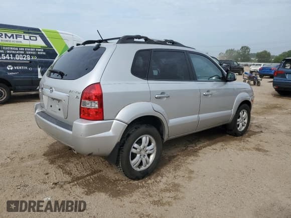✅ 2007 Hyundai Tucson SE • VIN: KM8JN12D17U623783 • Lot: 65616185. Listed on Copart with 104,741 mi. Free auction sales archive from the USA and detailed vehicle history report at DreamBid. Image 3.