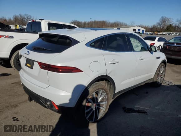 ✅ 2021 Jaguar E-Pace SE • VIN: SADFP2FXXM1024106 • Lot: 88751225. Listed on Copart with 56,791 mi. Free auction sales archive from the USA and detailed vehicle history report at DreamBid. Image 3.