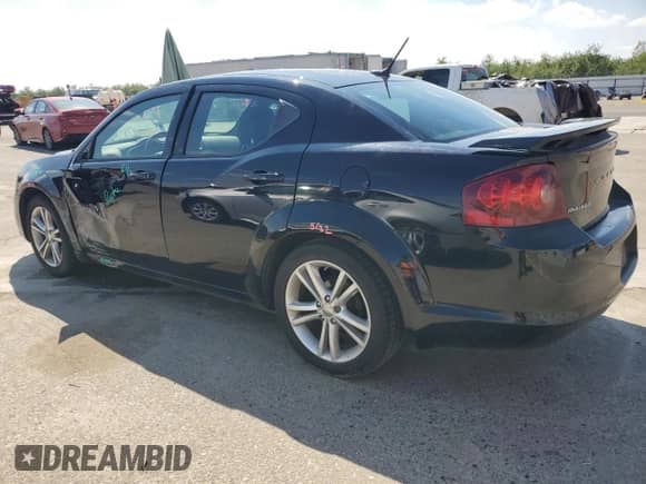 2014 Dodge Avenger SE z VIN 1C3CDZAG8EN117339, wystawiony jako Copart lot #81435295 z przebiegiem 128 105 mil mil oraz Szkoda całkowita • Salvage title. Historia ofert i sprzedaży dostępna na DreamBid. Obrazek 2.