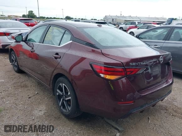 ✅ 2024 Nissan Sentra SV • VIN: 3N1AB8CV9RY221946 • Lot: 42475948. Listed on IAAI with 37,353 mi. Free auction sales archive from the USA and detailed vehicle history report at DreamBid. Image 3.