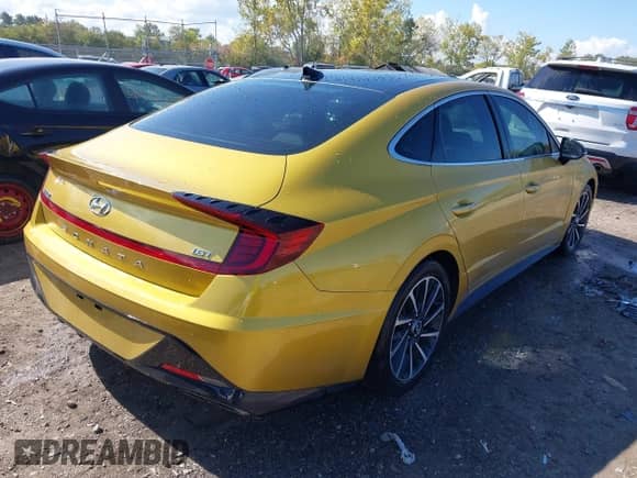 2020 Hyundai Sonata SEL Plus z VIN 5NPEJ4J29LH025075, wystawiony jako IAAI lot #43298359 z przebiegiem 47 873 mil mil oraz . Historia ofert i sprzedaży dostępna na DreamBid. Obrazek 4.