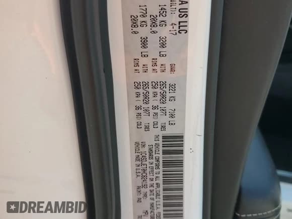 ✅ 2017 Dodge Durango Citadel • VIN: 1C4SDJET0HC824192 • Lot: 55994065. Listed on Copart with 101,279 mi. Free auction sales archive from the USA and detailed vehicle history report at DreamBid. Image 14.