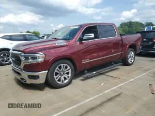 2023 Ram 1500 Limited with VIN 1C6SRFHT9PN521495, listed as a Copart auction lot 64441415 with 54,103 mi miles and Salvage title. Bid and sale history available at DreamBid. Image 1.