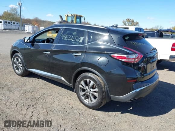 ✅ 2018 Nissan Murano SV • VIN: 5N1AZ2MH7JN129424 • Lot: 43532020. Listed on IAAI with 168,437 mi. Free auction sales archive from the USA and detailed vehicle history report at DreamBid. Image 3.