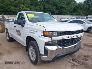 2021 Chevrolet Silverado 1500 Work Truck z VIN 3GCNWAEF4MG252018, wystawiony jako IAAI lot #42508835 z przebiegiem 54 720 mil mil oraz . Historia ofert i sprzedaży dostępna na DreamBid. Obrazek 1.