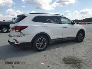 2017 Hyundai Santa Fe SE with VIN KM8SM4HF4HU169791, listed as a Copart auction lot 80722905 with 161,701 mi miles and Salvage title. Bid and sale history available at DreamBid. Image 3.