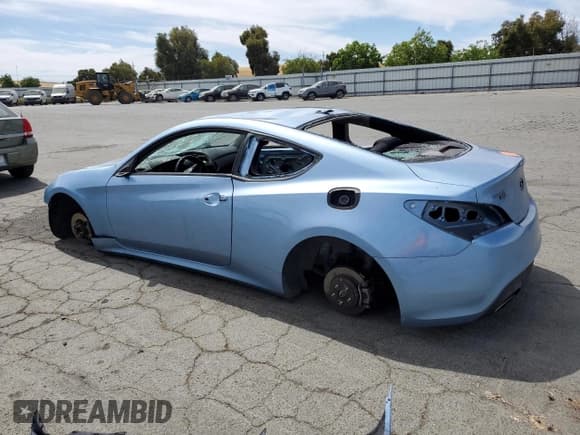 ✅ 2012 Hyundai Genesis Coupe Premium • VIN: KMHHT6KD1CU072394 • Lot: 63269215. Listed on Copart with Not provided. Free auction sales archive from the USA and detailed vehicle history report at DreamBid. Image 2.