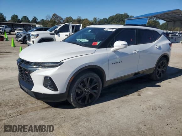 ✅ 2020 Chevrolet Blazer RS • VIN: 3GNKBERS6LS532197 • Лот: 91528525. Опубликован ранее на Copart с пробегом 142 742 миль. Бесплатный доступ к архиву аукционных продаж из США и подробный отчёт об истории автомобиля на DreamBid. Изображение 1.