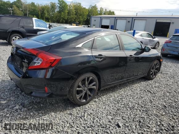 ✅ 2020 Honda Civic Sport • VIN: 2HGFC2F8XLH540211 • Lot: 80465765. Listed on Copart with 88,637 mi. Free auction sales archive from the USA and detailed vehicle history report at DreamBid. Image 3.