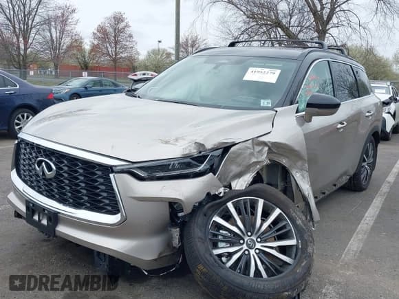 ✅ 2025 Infiniti QX60 Autograph • VIN: 5N1AL1HU9SC347798 • Лот: 41952279. Опубликован ранее на IAAI с пробегом 957 миль. Бесплатный доступ к архиву аукционных продаж из США и подробный отчёт об истории автомобиля на DreamBid. Изображение 2.