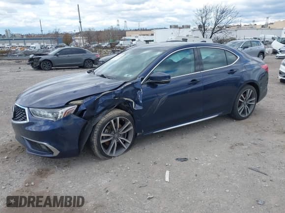 ✅ 2019 Acura TLX Advance • VIN: 19UUB3F82KA002731 • Лот: 43685066. Опубликован ранее на IAAI с пробегом 75 077 миль. Бесплатный доступ к архиву аукционных продаж из США и подробный отчёт об истории автомобиля на DreamBid. Изображение 2.