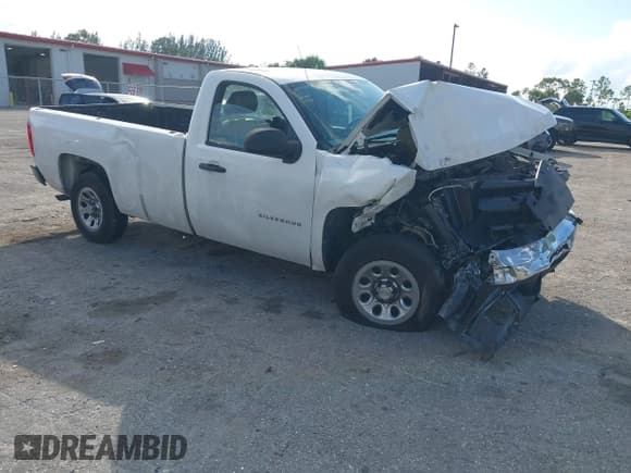 ✅ 2010 Chevrolet Silverado 1500 Work Truck • VIN: 1GCPCPEA4AZ136919 • Lot: 43531485. Listed on IAAI with 166,791 mi. Free auction sales archive from the USA and detailed vehicle history report at DreamBid. Image 1.