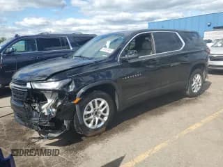 ✅ 2022 Chevrolet Traverse LS • VIN: 1GNERFKW6NJ145603 • Lot: 70487345. Wystawiony na Copart z przebiegiem 93 527 mil. Bezpłatny archiwum sprzedaży aukcyjnych z USA i szczegółowy raport historii pojazdu na DreamBid. Zdjęcie 1.