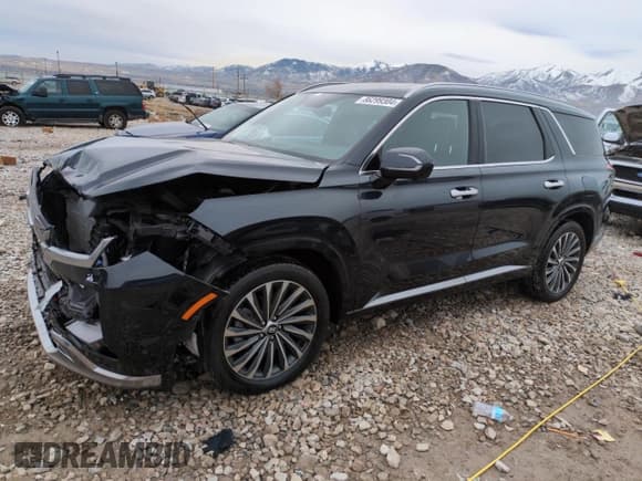 ✅ 2024 Hyundai Palisade Calligraphy • VIN: KM8R7DGEXRU729202 • Лот: 86299304. Опубликован ранее на Copart с пробегом 5 926 миль. Бесплатный доступ к архиву аукционных продаж из США и подробный отчёт об истории автомобиля на DreamBid. Изображение 1.