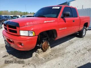 ✅ 1999 Dodge 1500 • VIN: 1B7HF13Y7XJ629428 • Lot: 88521915. Listed on Copart with 106,489 mi. Free auction sales archive from the USA and detailed vehicle history report at DreamBid. Image 1.