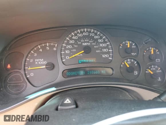 ✅ 2004 Chevrolet Suburban LT • VIN: 3GNFK16T44G308213 • Лот: 59416235. Опубликован ранее на Copart с пробегом 297 603 миль. Бесплатный доступ к архиву аукционных продаж из США и подробный отчёт об истории автомобиля на DreamBid. Изображение 9.