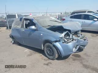 2007 Chevrolet Aveo LS with VIN KL1TD66687B748291, listed as a IAAI auction lot 39908234 with Not provided miles and . Bid and sale history available at DreamBid. Image 1.