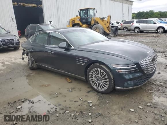 ✅ 2024 Genesis G80 Advanced • VIN: KMTGE4S1XRU008014 • Лот: 57963065. Опубликован ранее на Copart с пробегом 12 665 миль. Бесплатный доступ к архиву аукционных продаж из США и подробный отчёт об истории автомобиля на DreamBid. Изображение 4.