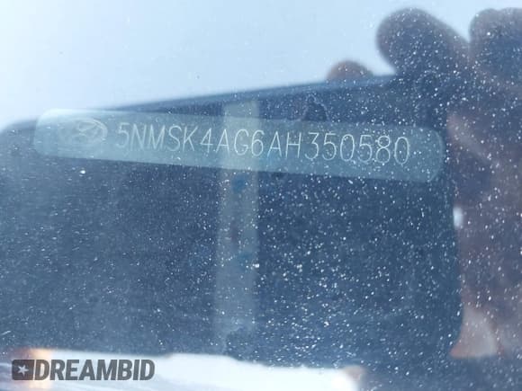 ✅ 2010 Hyundai Santa Fe Limited • VIN: 5NMSK4AG6AH350580 • Lot: 43389173. Listed on IAAI with 116,956 mi. Free auction sales archive from the USA and detailed vehicle history report at DreamBid. Image 9.