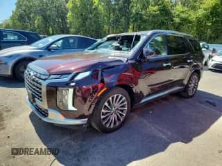 2024 Hyundai Palisade Calligraphy z VIN KM8R7DGE6RU726619, wystawiony jako Copart lot #71977655 z przebiegiem 40 198 mil mil oraz Szkoda całkowita • Salvage title. Historia ofert i sprzedaży dostępna na DreamBid. Obrazek 1.