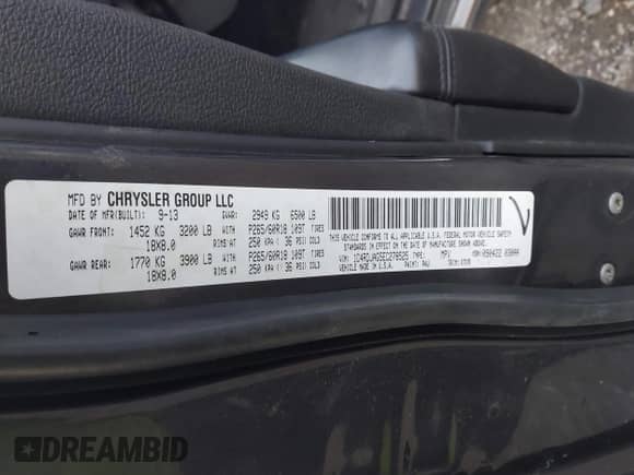 2014 Dodge Durango SXT z VIN 1C4RDJAG5EC278525, wystawiony jako IAAI lot #43579045 z przebiegiem 181 939 mil mil oraz . Historia ofert i sprzedaży dostępna na DreamBid. Obrazek 9.