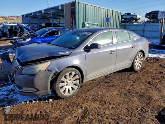 ✅ 2014 Buick LaCrosse Leather • VIN: 1G4GC5G37EF273276 • Лот: 94815585. Опубликован ранее на Copart с пробегом 122 072 миль. Бесплатный доступ к архиву аукционных продаж из США и подробный отчёт об истории автомобиля на DreamBid. Изображение 1.