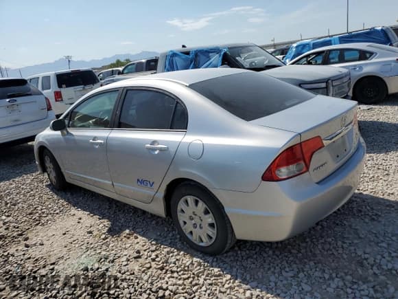 ✅ 2009 Honda Civic GX • VIN: 1HGFA46519L001012 • Lot: 63074845. Listed on Copart with 206,459 mi. Free auction sales archive from the USA and detailed vehicle history report at DreamBid. Image 2.